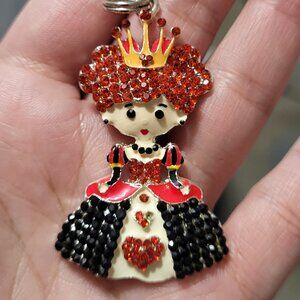 Charm for Necklace or Keychain - Queen